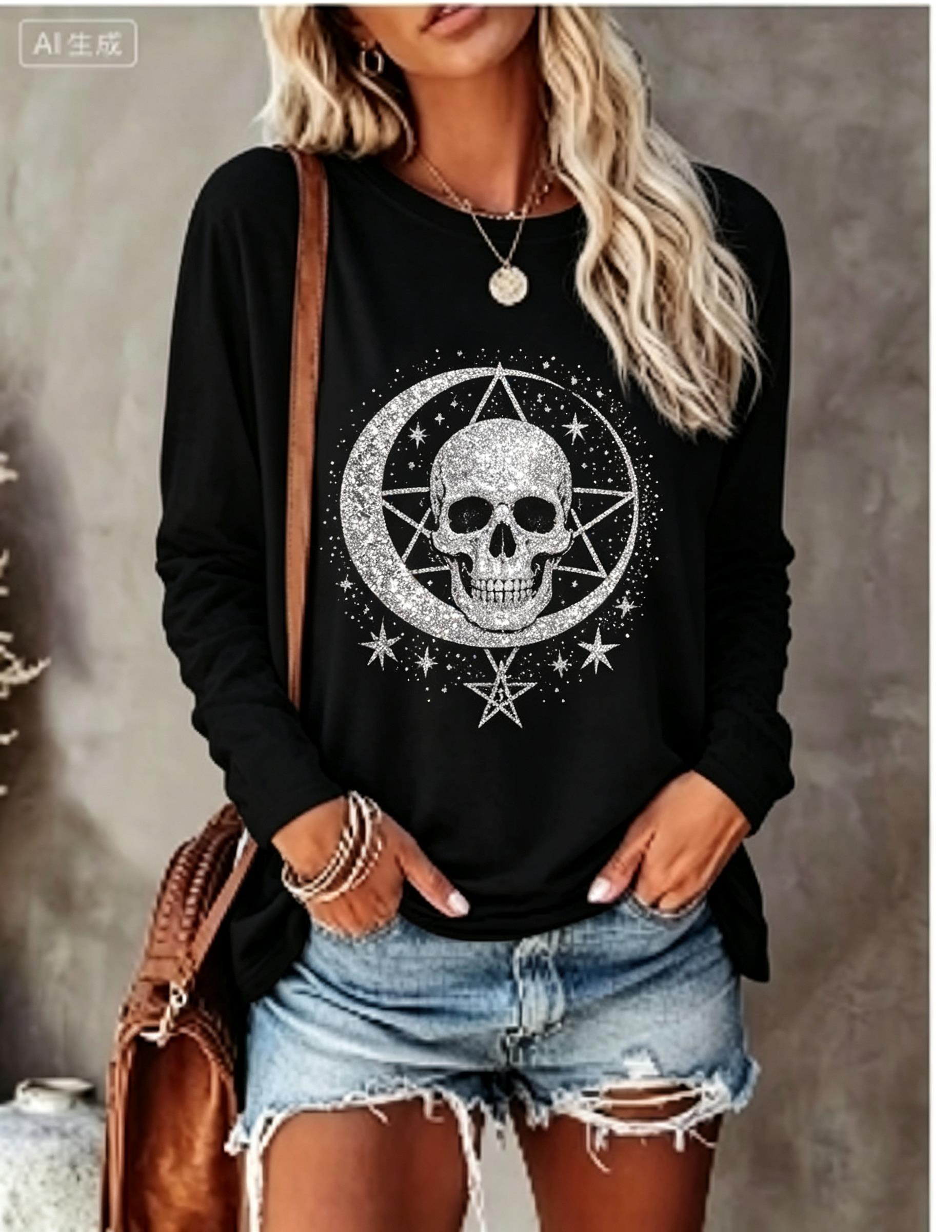 Dames T-shirt met lange mouwen - T-Shirts recensie en prijs